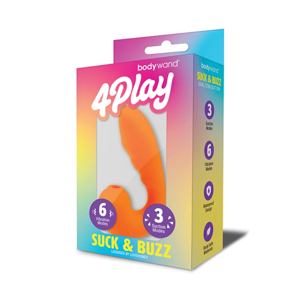 bodywand 4 play suck and buzz clitorial vibrator new type