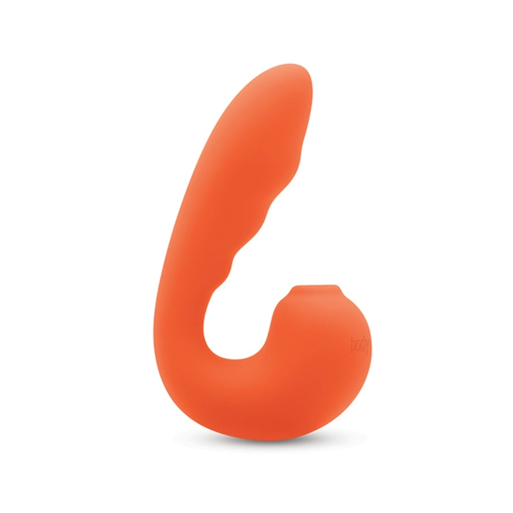 Bodywand 4 Play Suck and Buzz Clitorial Vibrator G-spot Vibrator Silicone Massager w/ 9 Modes
