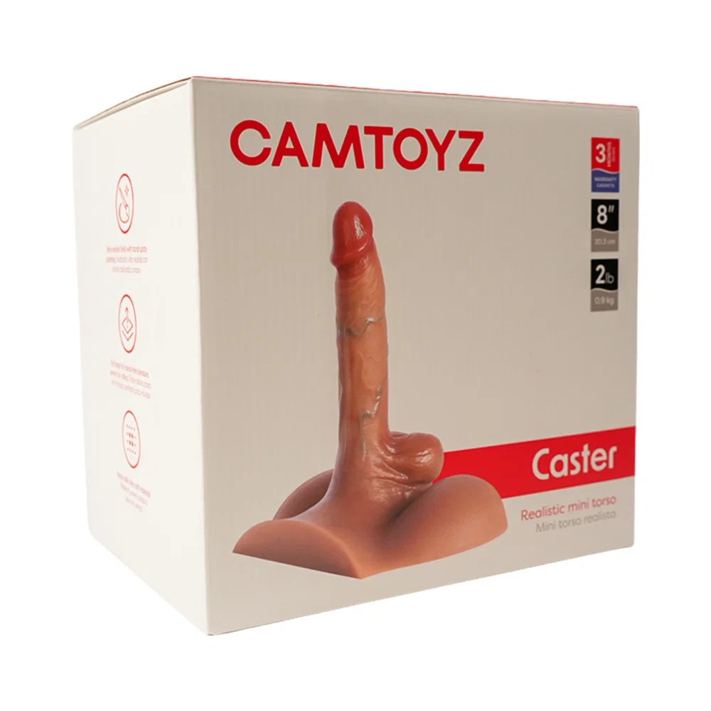 camtoyz caster realistic torso silicone dildo new type