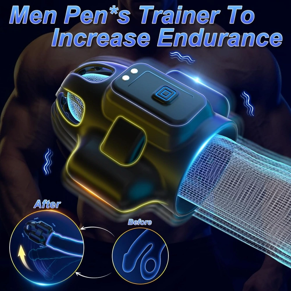 dual motor silicone penis trainer