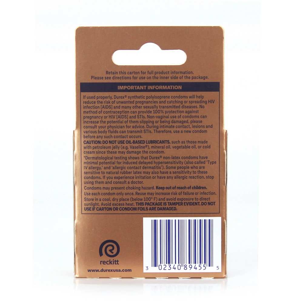 durex avanti real feel non latex condoms safe material