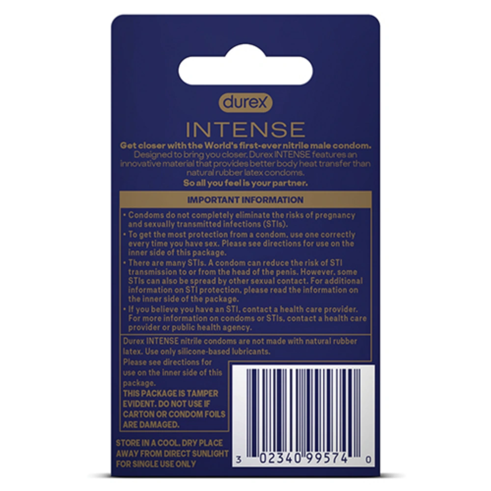 durex intense nitrile condoms safe material