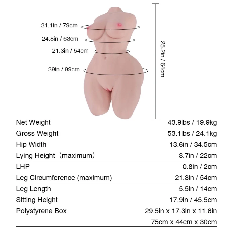 tantaly hannah athletic figure tpe doll for men