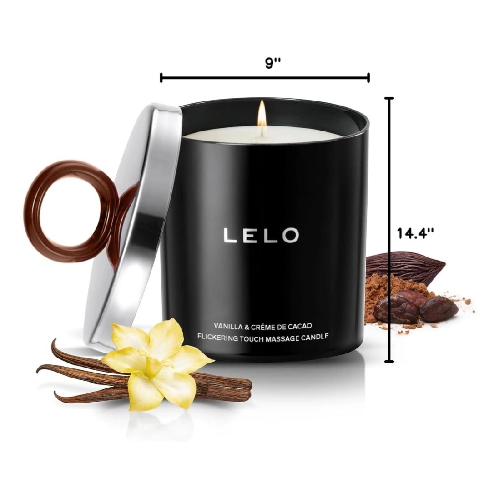 lelo flickering touch shea butter massage oil
