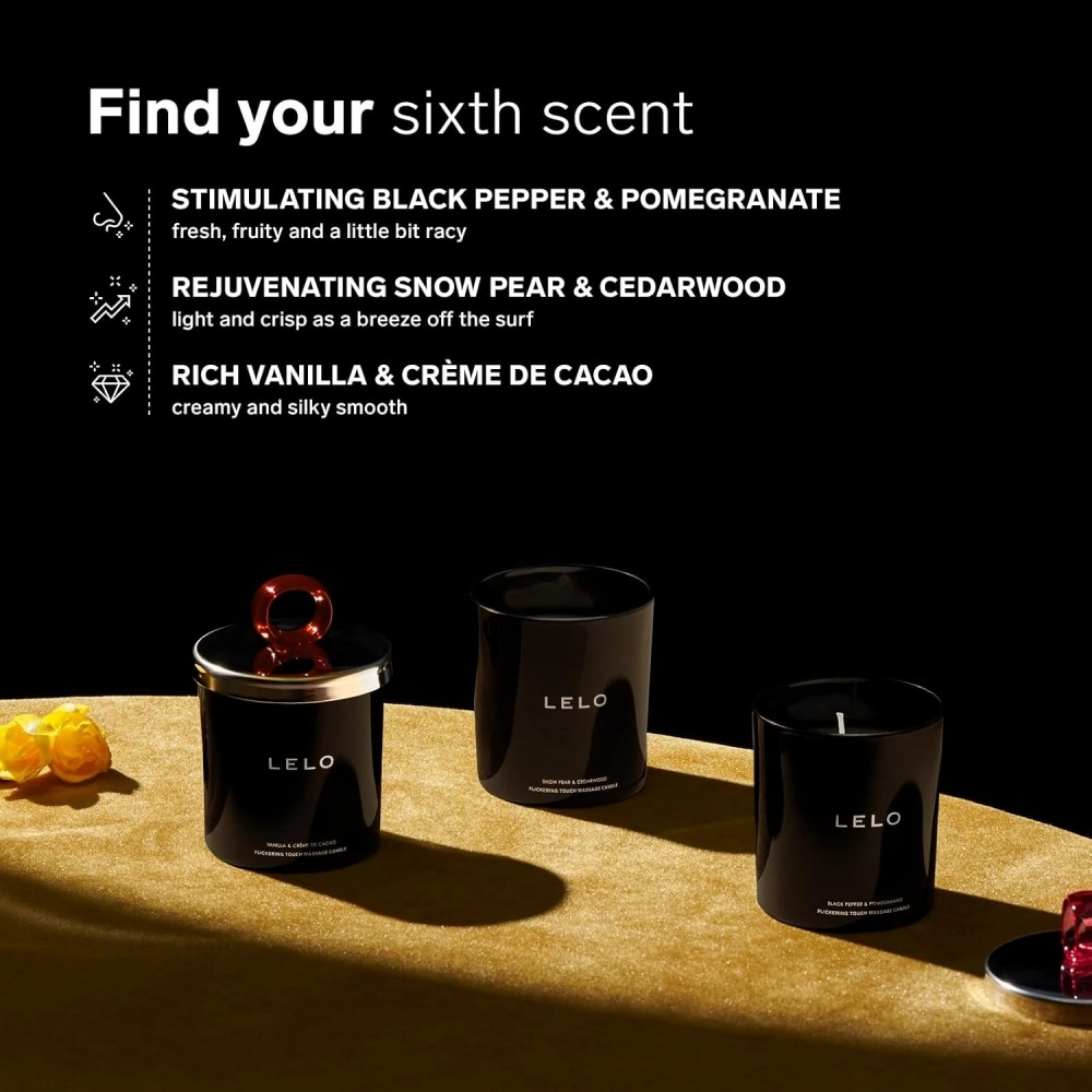 lelo flickering touch couples massage candle