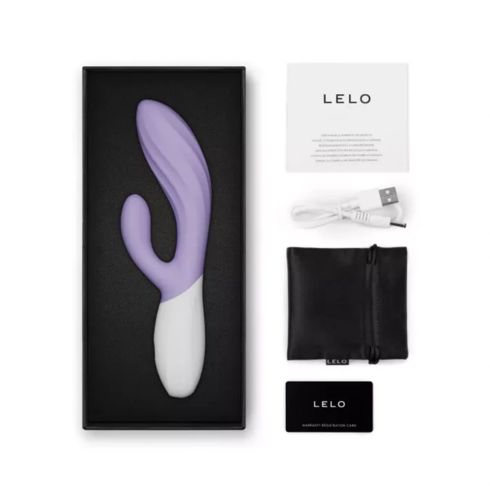 lelo rabbit vibrator with sensorial ribs