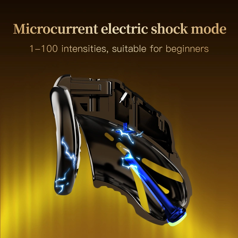 lockink electric eel shock chastity cage for men