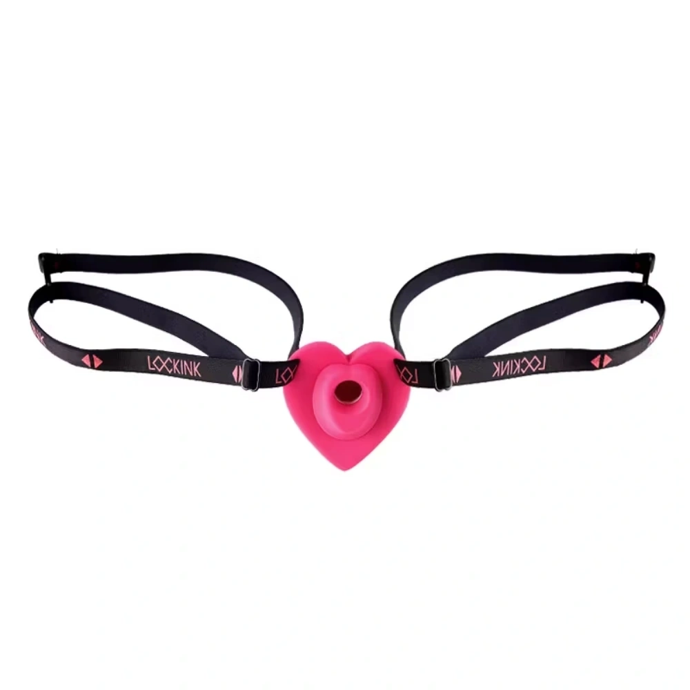 LOCKINK ROMEO Heart Shaped Wearable Clit Suction Vibrator 10 Modes Remote Control
