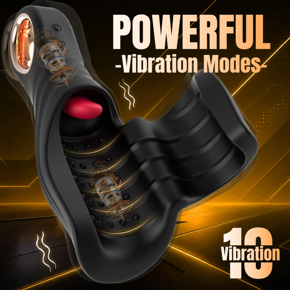 male tongue licking vibrating glans trainer safe material
