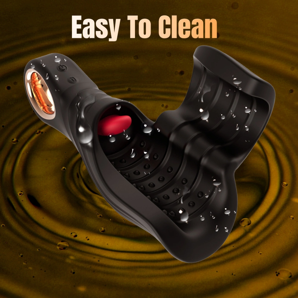 male tongue licking vibrating glans trainer easy use
