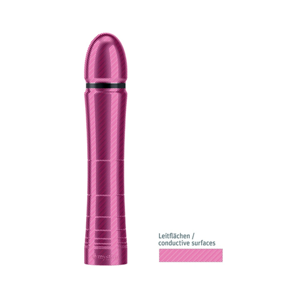 mystim glossy glen estim aluminum dildo best quality