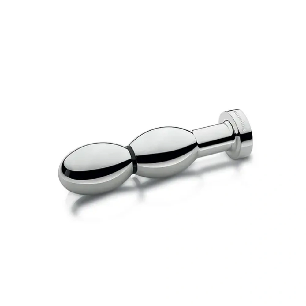 mystim ohthello smooth metal dildo design