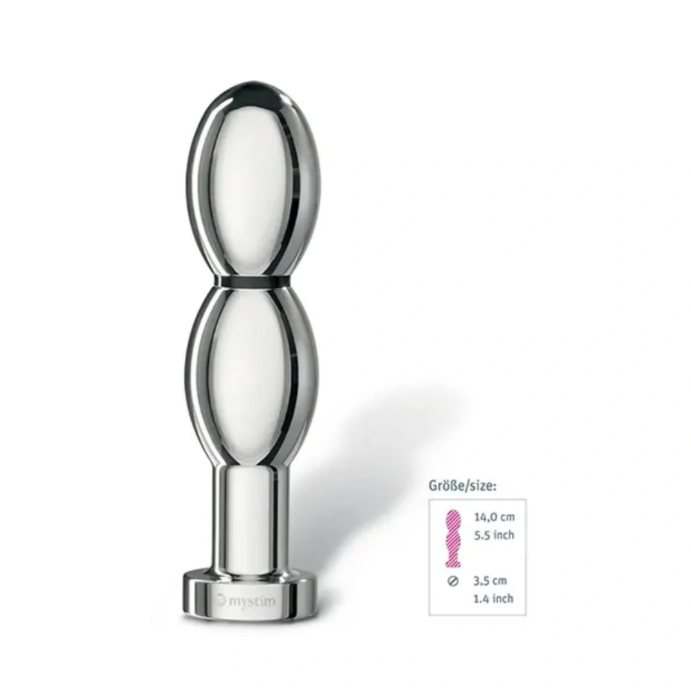mystim ohthello bipolar metal e stim toy