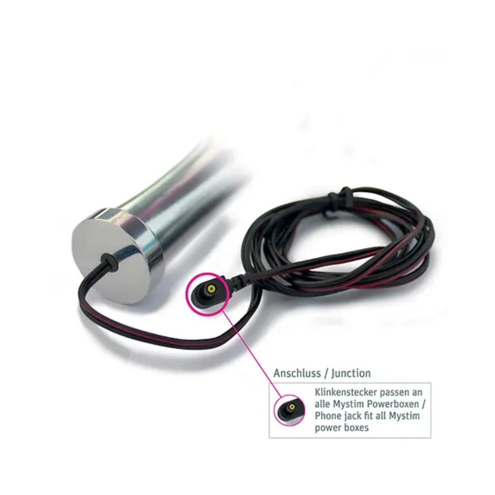 mystim ohthello aluminum dildo for vaginal anal use