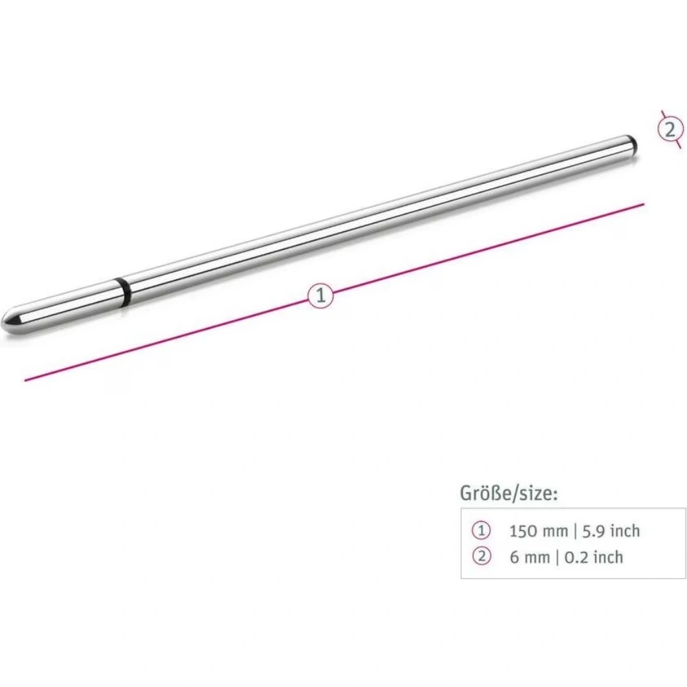 mystim slim finn medical aluminum sound with mystim plug