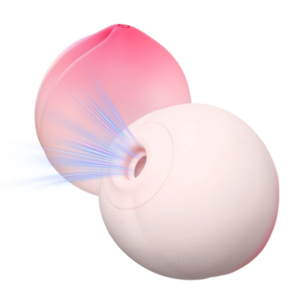 Venusfun Peach Clitoral Suction Vibrator 10 Modes Nipple Massager Portable for Women
