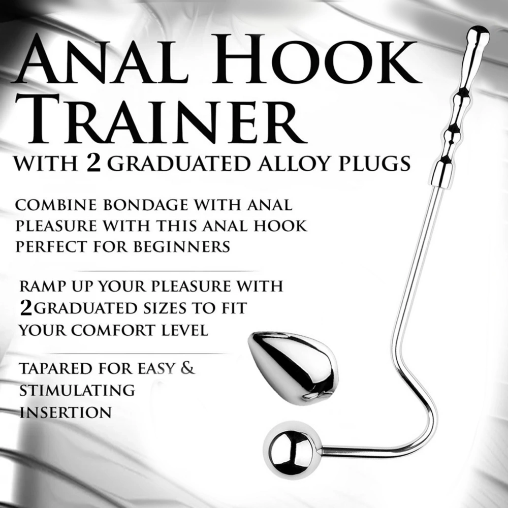 stainless steel anal hook couples bdsm sex toy safe material