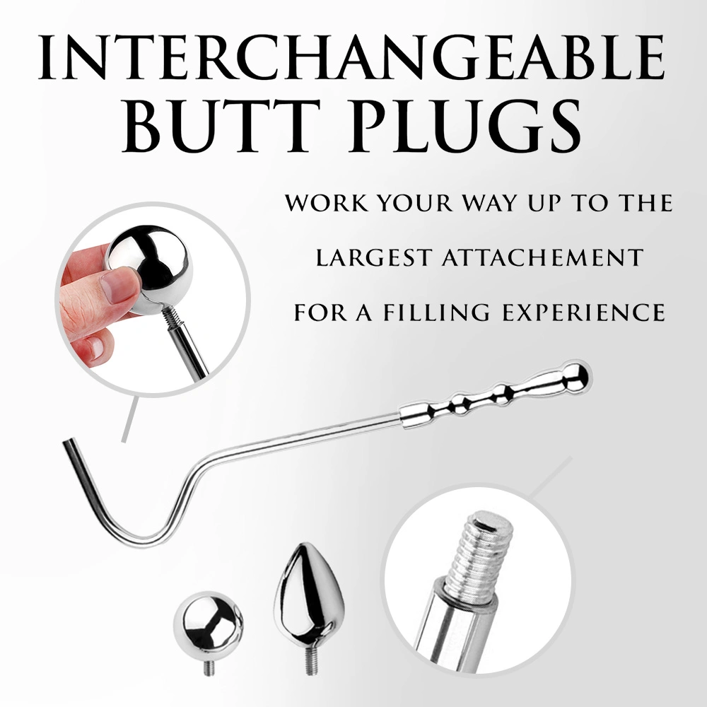 stainless steel anal hook couples bdsm sex toy new type