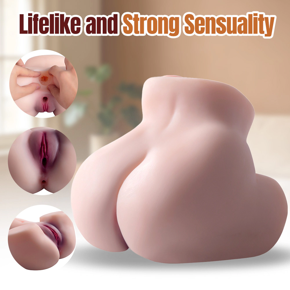 dual hole vagina anus tpe male stroker