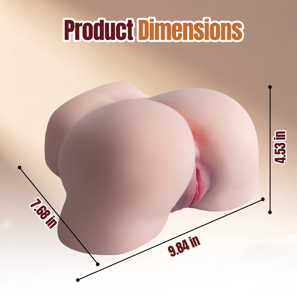 dual hole vagina anus tpe male stroker