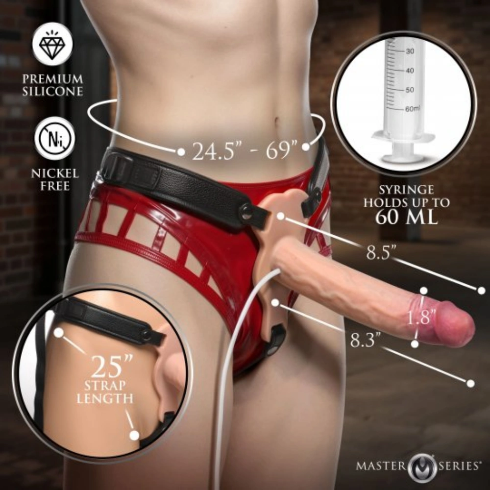 breeder stretchy skin squirting silicone dildo waterproof
