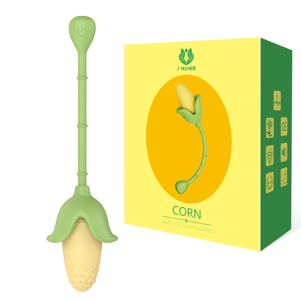 Venusfun Corn Egg Vibrator Precise Depth Control Soft Silicone for Couples Foreplay