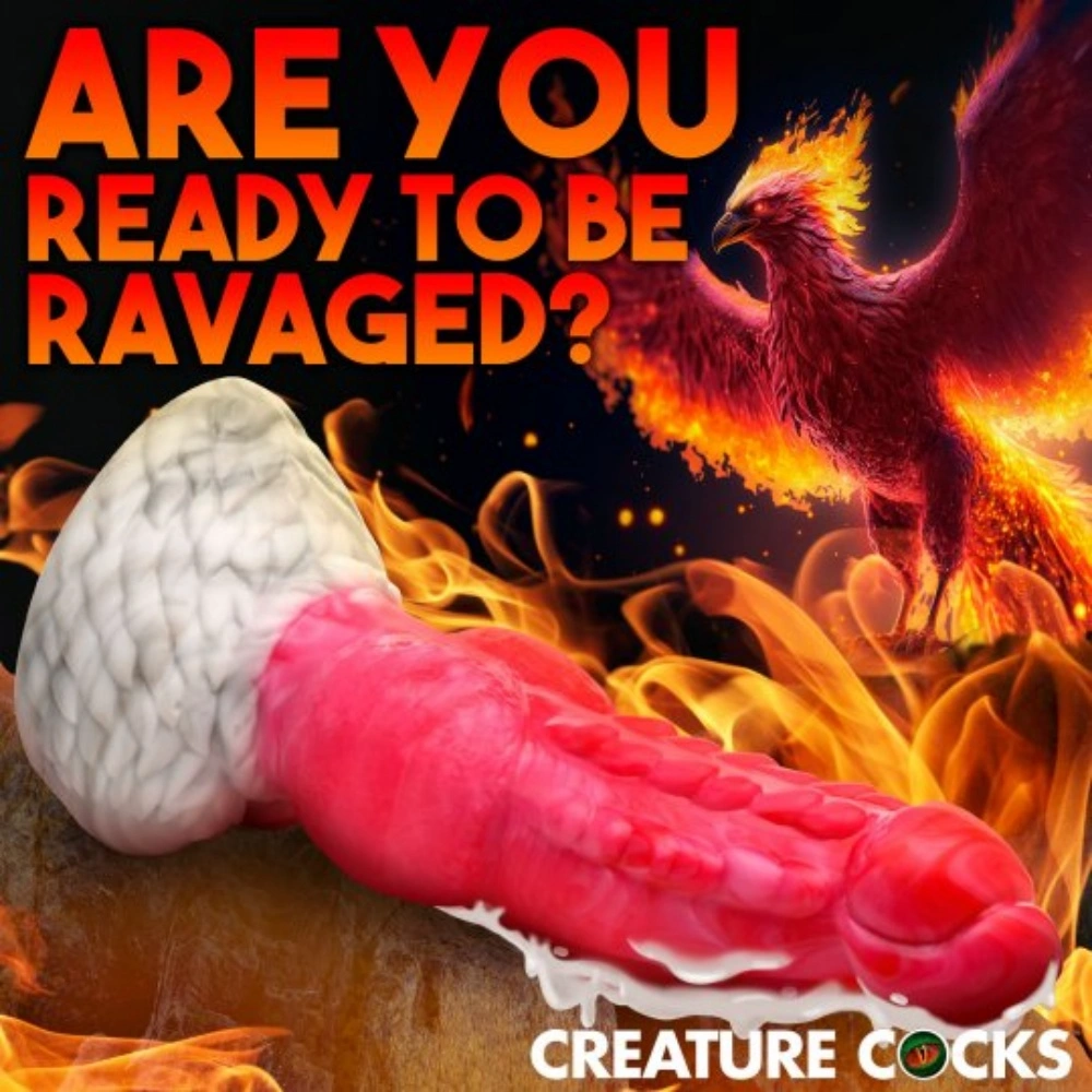 creature cocks textured knot dildo