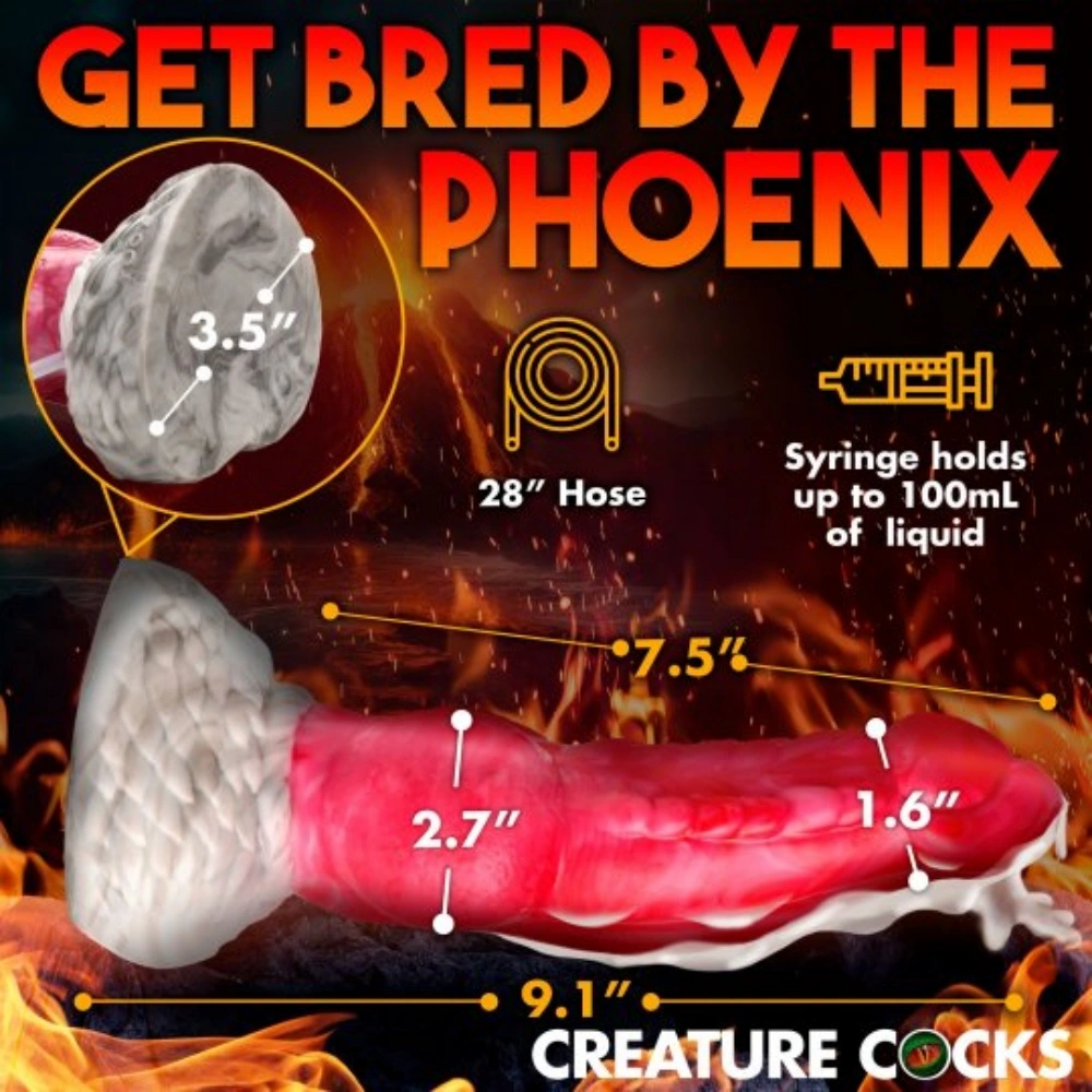 creature cocks silicone phoenix dildo