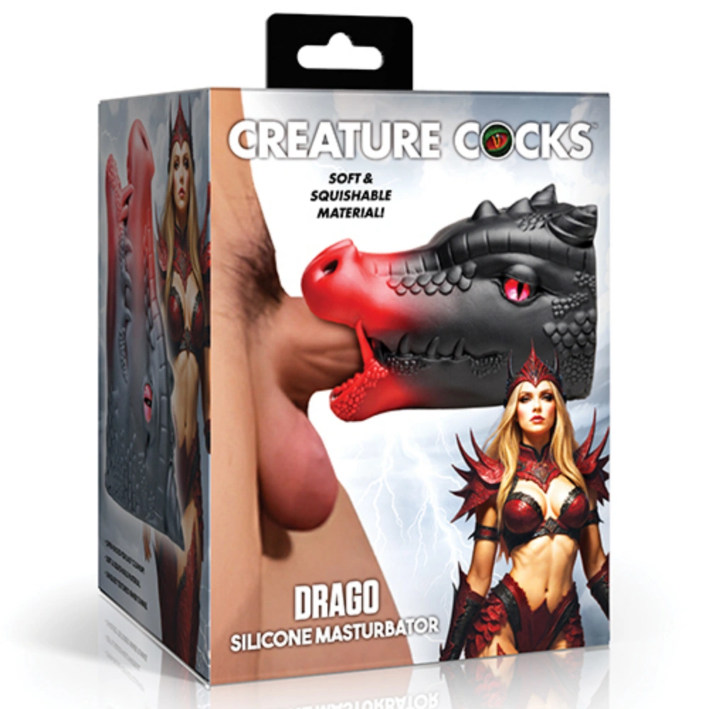 creature cocks drago silicone masturbator waterproof