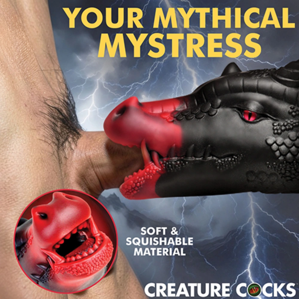 creature cocks drago silicone masturbator safe material
