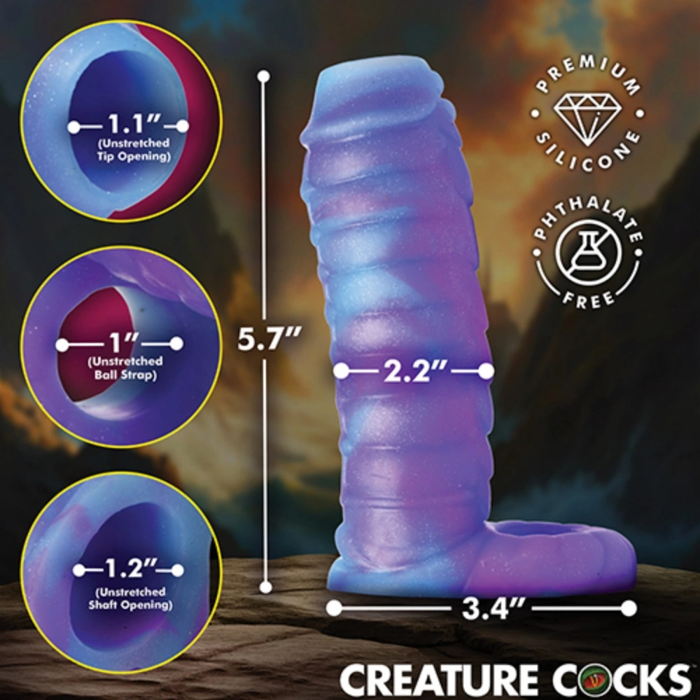 creature cocks textured penis sleeve