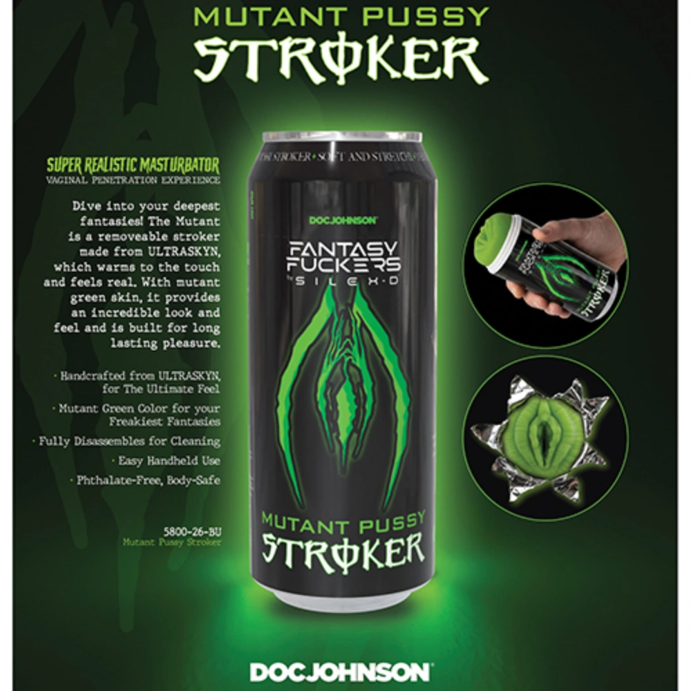 Doc Johnson Fantasy Fuckers by Silex-D Mutant Pussy Stroker Fantasy Monster Male Masturbator