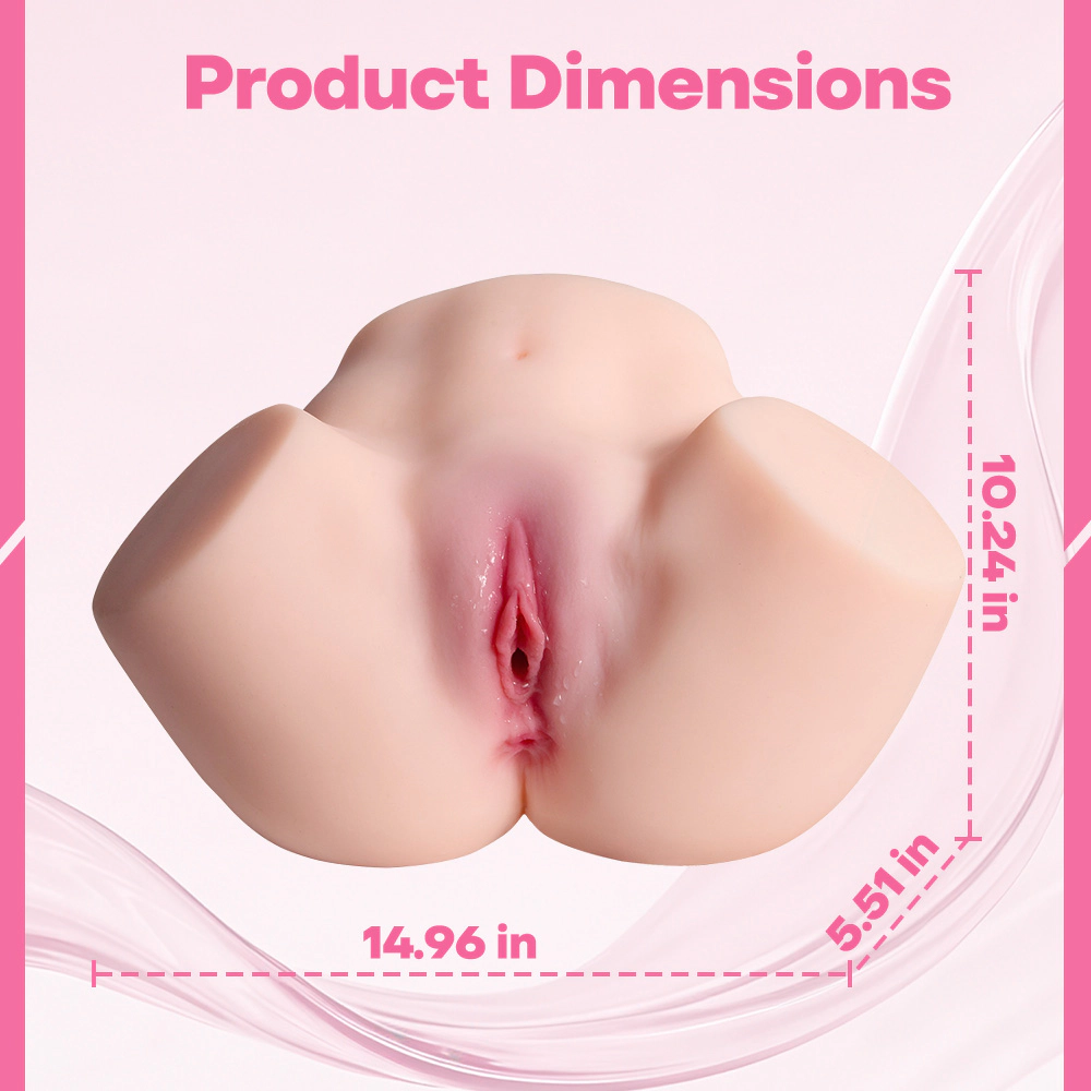 dual hole masturbator for men