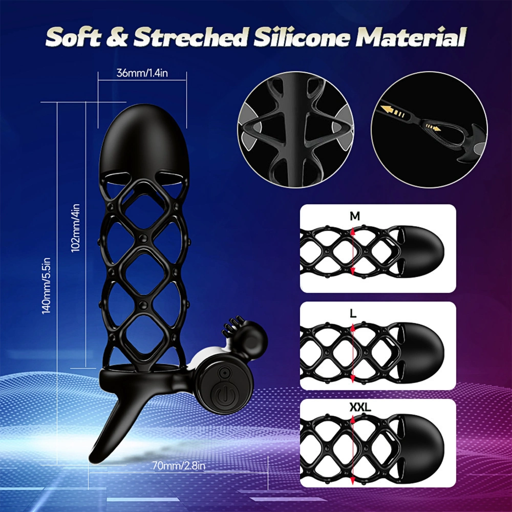 venusfun openwork vibrating penis ring