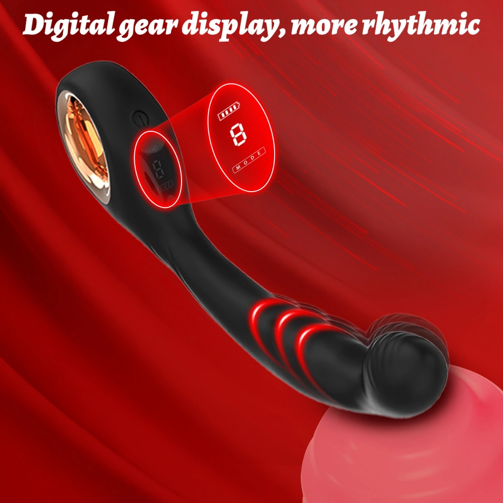 gspot massager curved silicone vibrator easy use
