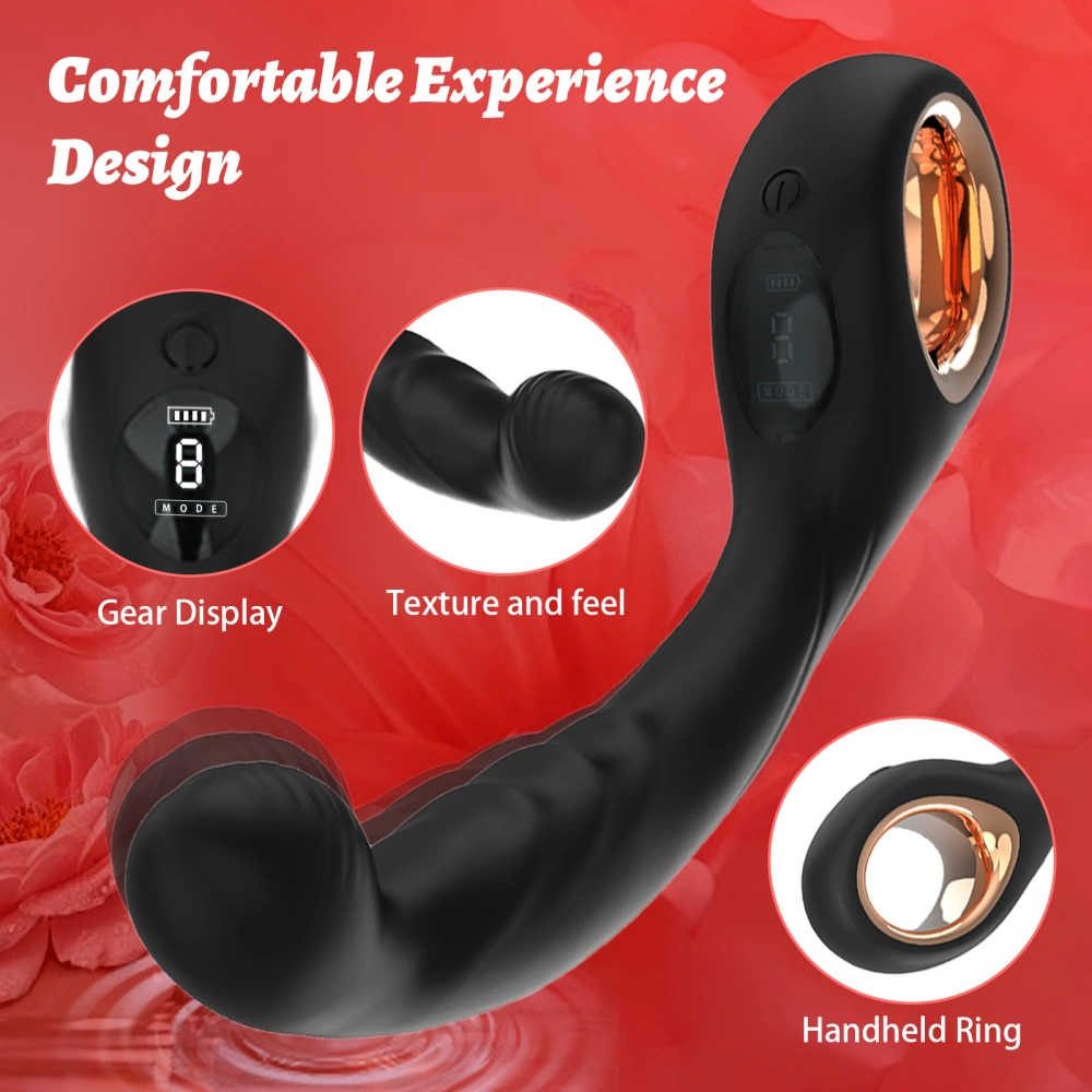 gspot massager curved silicone vibrator waterproof