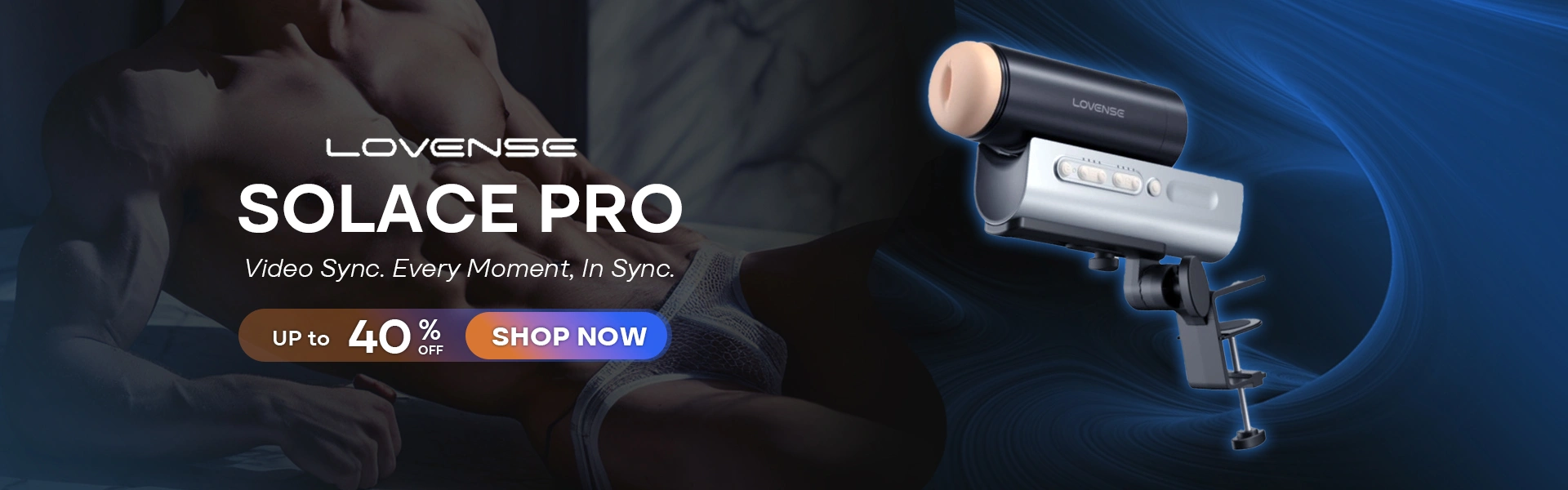 Lovense Solace Pro AI Sync Thrusting Automatic Masturbator