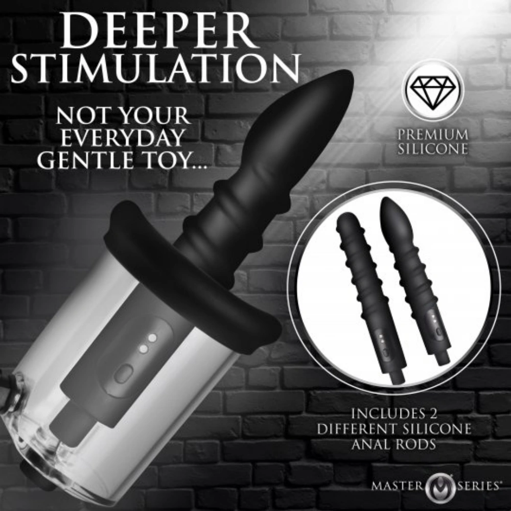 rosebud driller deluxe set vibrating anal sex toy safe material