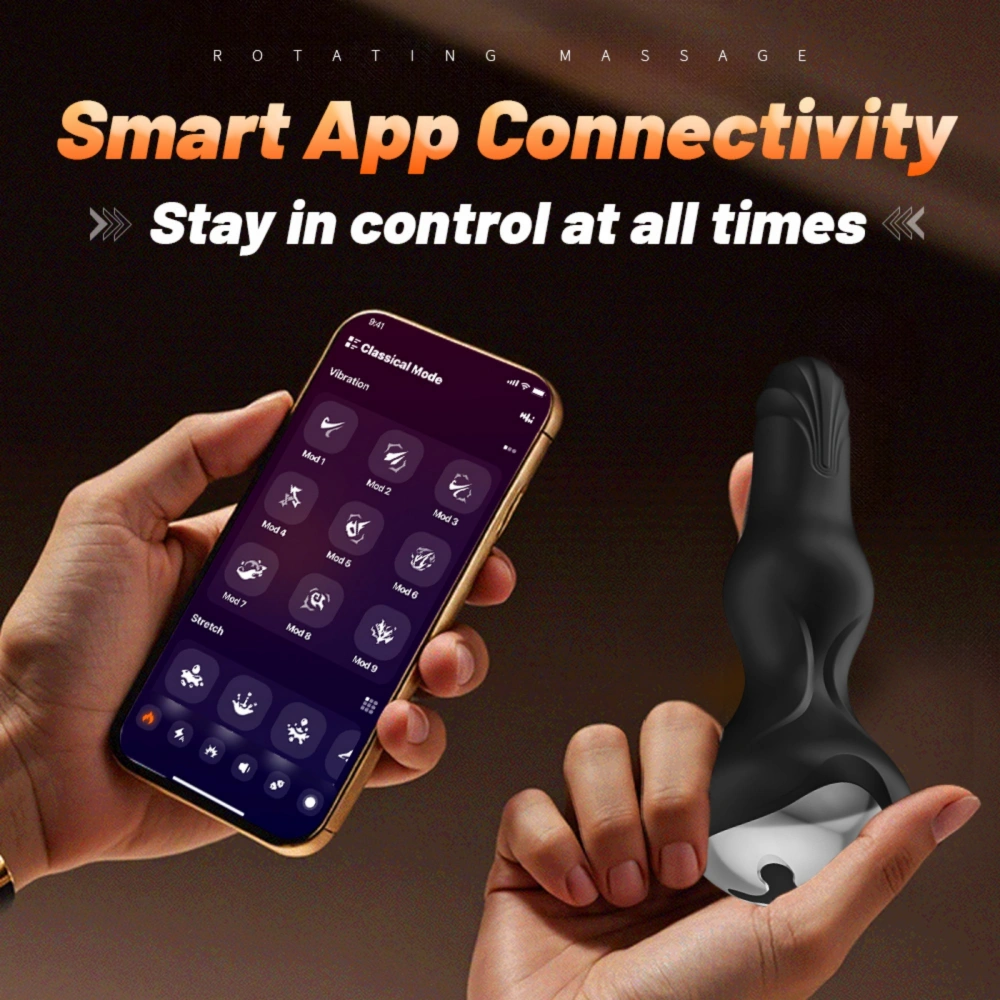 venusfun rotating anal plug vibrating butt plug app control