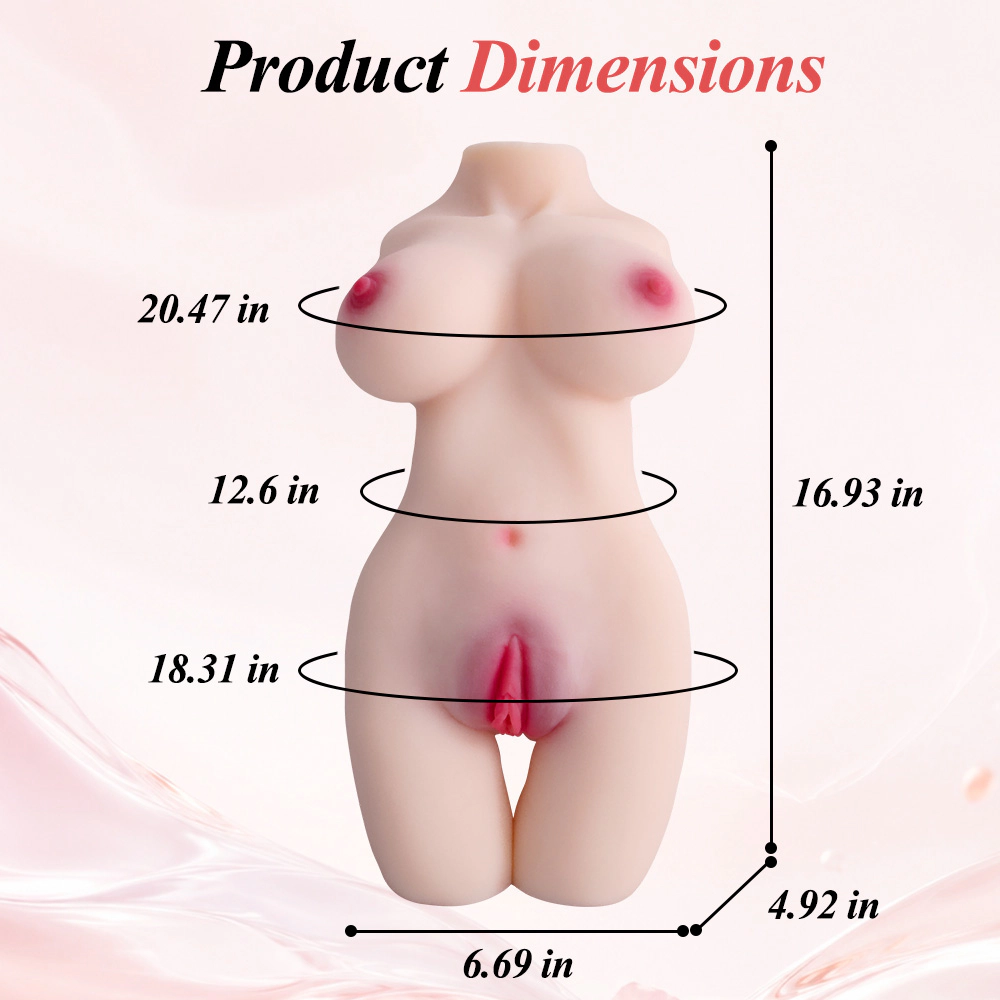 venusfun tpe realistic full bust torso sex doll cheap sex toy