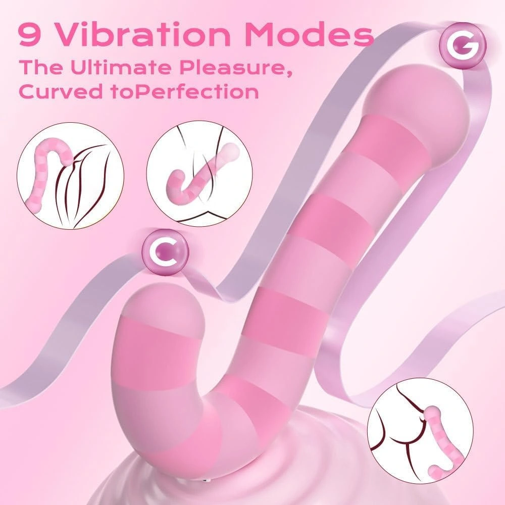 venusfun candy cane dual motor vibrator