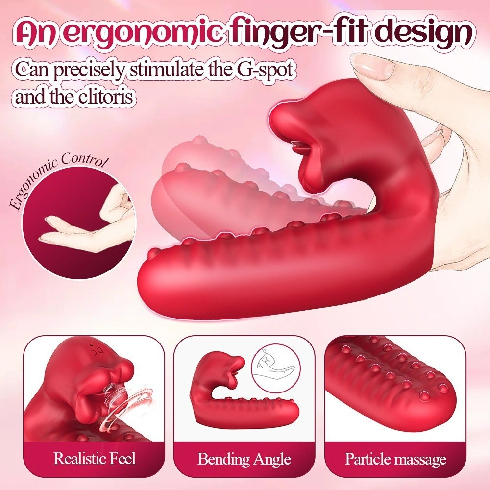 venusfun rose tongue finger vibrator