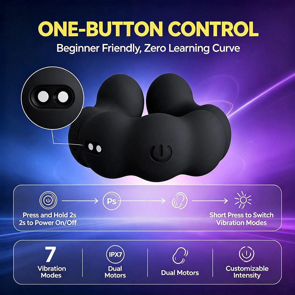 venusfun dual motor vibrating cock ring best quality