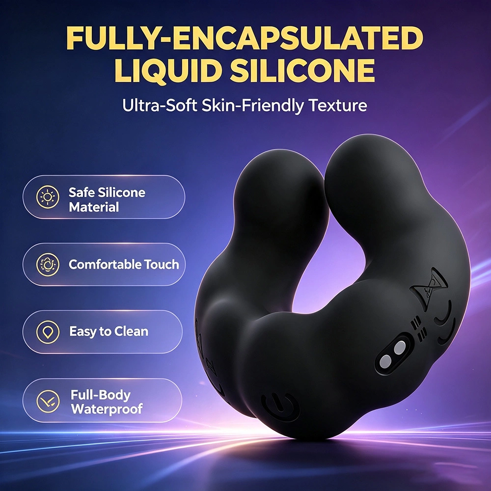 venusfun dual motor vibrating cock ring easy use