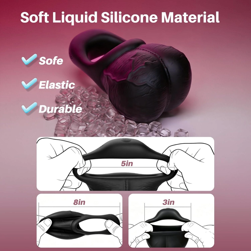 venusfun silicone testicle vibrator