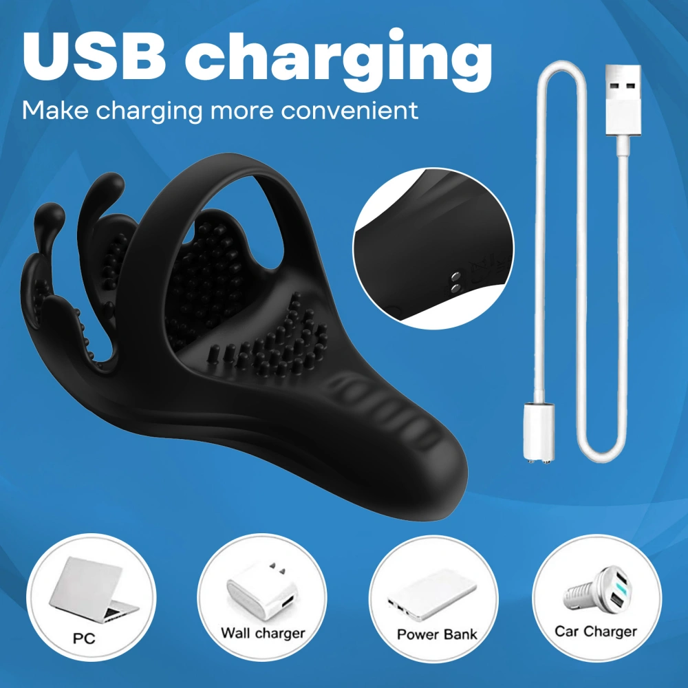 vibrating cock ring dual motor silicone couples vibrator fast shipping