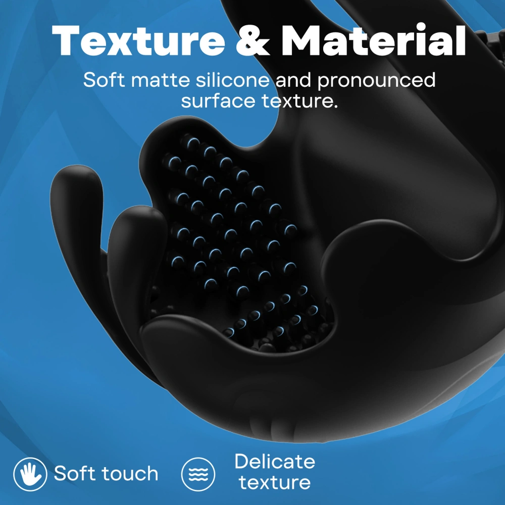 vibrating cock ring dual motor silicone couples vibrator easy use