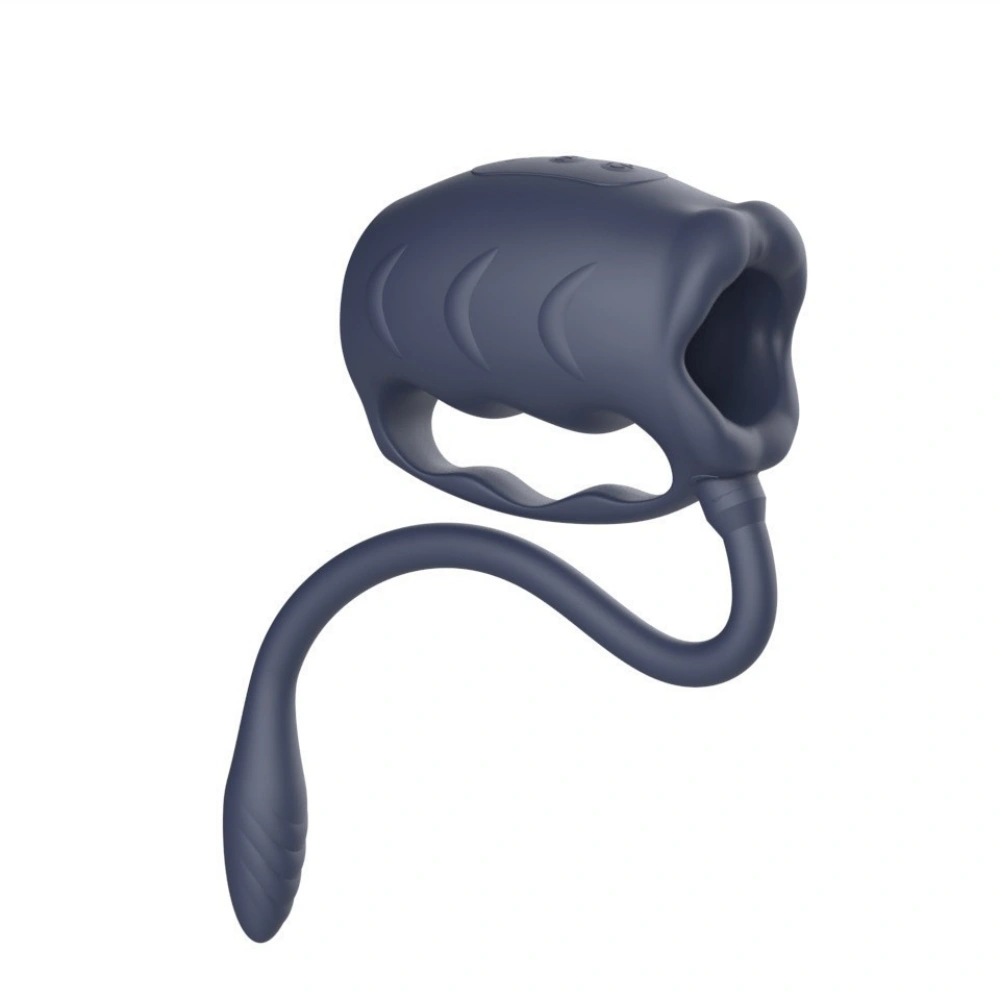 Venusfun 2 in 1 Vibrating Male Masturbator w/ Flexible Prostate Massager For Solo Play