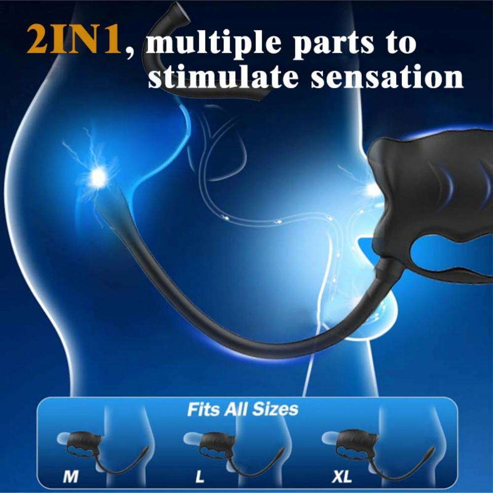 vibrating male masturbator with flexible prostate massager safe material