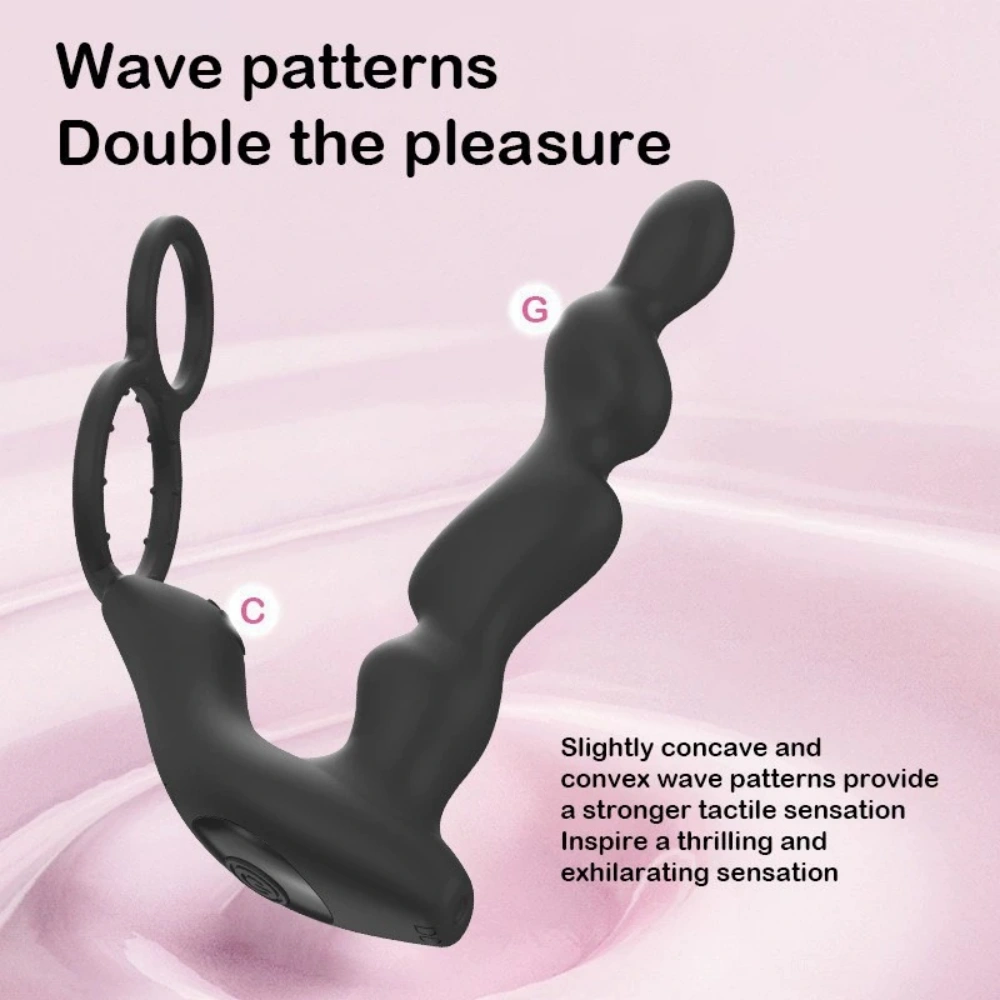 wearable clit gpsot vibe prostate massager safe material